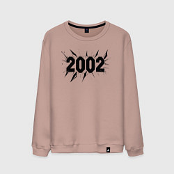 Свитшот хлопковый мужской Разрыв времени 2002, цвет: пыльно-розовый