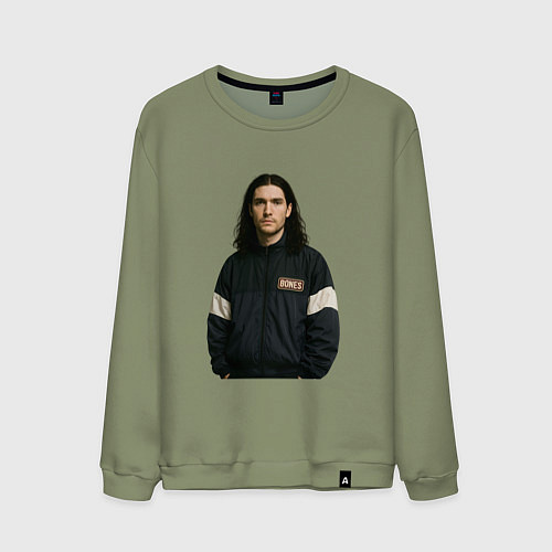 Мужской свитшот Bones спортивный стиль / Авокадо – фото 1