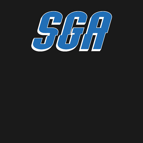 Мужской свитшот SGA Oklahoma / Черный – фото 3