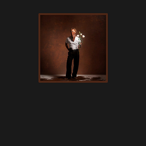 Мужской свитшот Фараон с цветами 10 13 обложка / Черный – фото 3