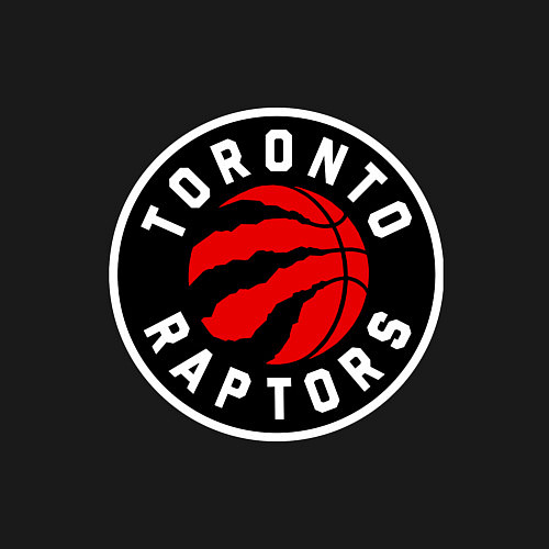 Мужской свитшот Торонто Рэпторс - лого / Черный – фото 3