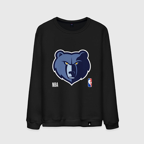 Мужской свитшот Memphis Grizzlies - basketball / Черный – фото 1