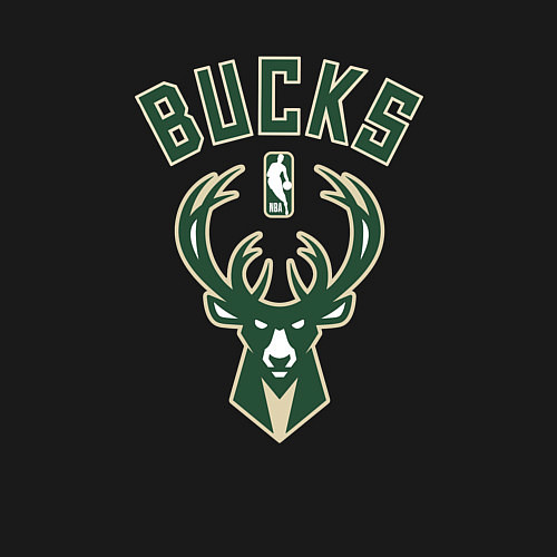 Мужской свитшот Милуоки Бакс - команда НБА / Черный – фото 3