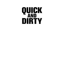 Свитшот хлопковый мужской Quick and dirty, цвет: белый — фото 2