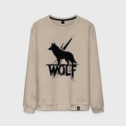 Мужской свитшот Волк на страже
