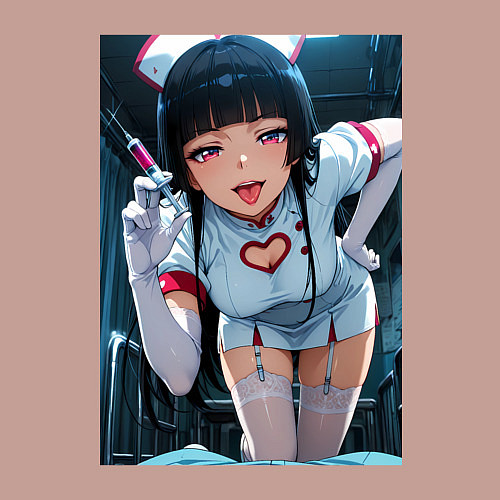 Мужской свитшот Рори Меркурия косплей медсестры / Пыльно-розовый – фото 3