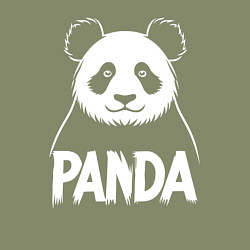 Свитшот хлопковый мужской Панда стиль, цвет: авокадо — фото 2