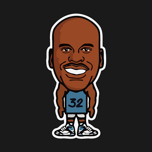 Мужской свитшот Малыш Шакил / Черный – фото 3