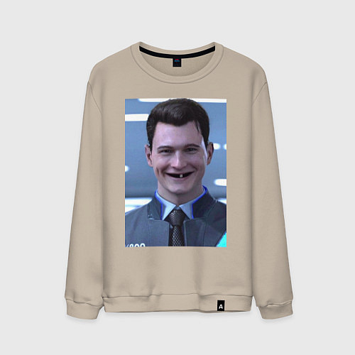 Мужской свитшот Коннор мем / Миндальный – фото 1