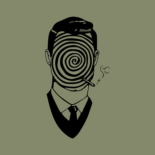 Мужской свитшот Человек-загадка / Авокадо – фото 3