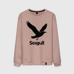 Мужской свитшот Черная чайка