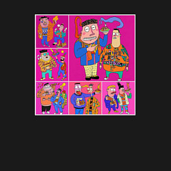 Свитшот хлопковый мужской Foody Dudes, цвет: черный — фото 2