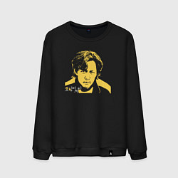 Свитшот хлопковый мужской Player number 456, цвет: черный