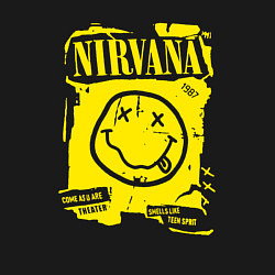 Свитшот хлопковый мужской Nirvana 1987, цвет: черный — фото 2
