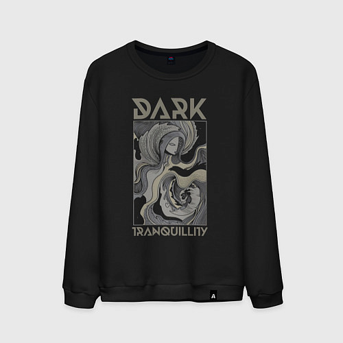 Мужской свитшот Dark Tranquillity / Черный – фото 1