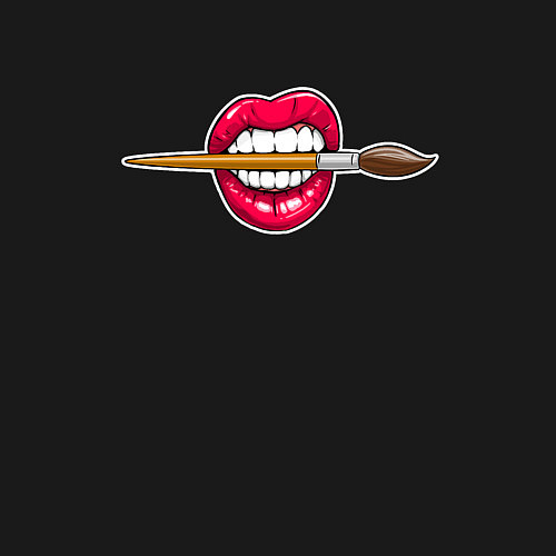 Мужской свитшот Страсть художника / Черный – фото 3