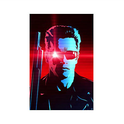 Свитшот хлопковый мужской Терминатор - VHS: 90е - glowing red eye, цвет: белый — фото 2