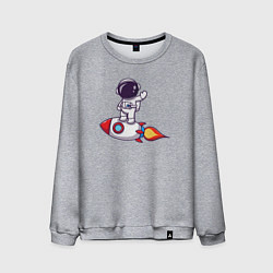 Мужской свитшот Space man rocket