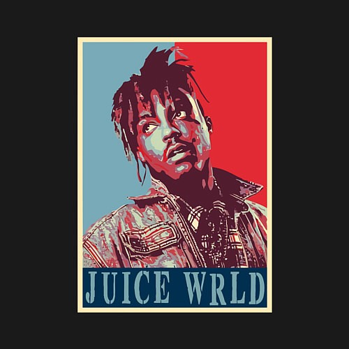 Мужской свитшот Juice WRLD / Черный – фото 3