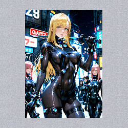 Свитшот хлопковый мужской Отряд девушек в суперкостюмах, цвет: меланж — фото 2