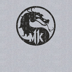 Свитшот хлопковый мужской Kombat dragon, цвет: меланж — фото 2