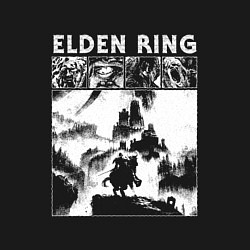 Свитшот хлопковый мужской Elden ring - white, цвет: черный — фото 2