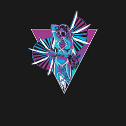 Свитшот хлопковый мужской Китана - Mortal Kombat, цвет: черный — фото 2