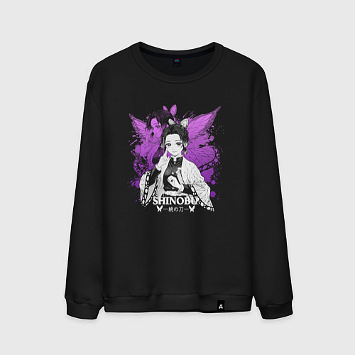 Мужской свитшот Шинобу кочо - y2k / Черный – фото 1