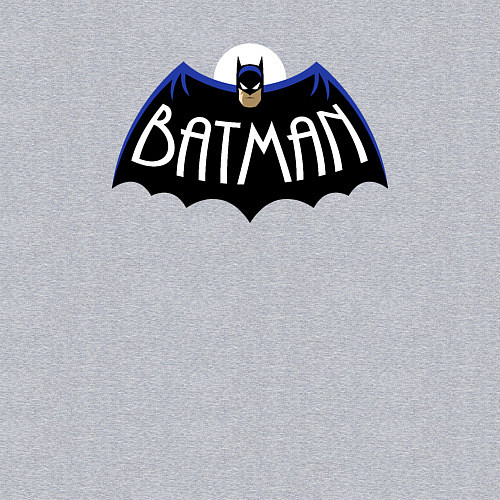 Мужской свитшот Мистер Бэтмен / Меланж – фото 3
