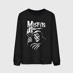 Мужской свитшот Misfits скелет