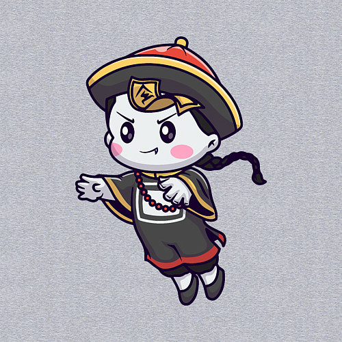 Мужской свитшот Japan girl / Меланж – фото 3