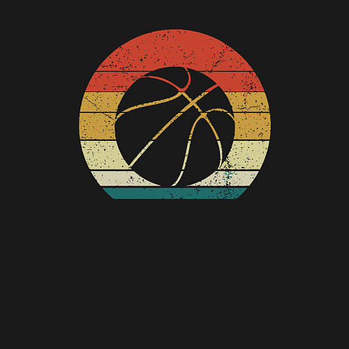 Мужской свитшот Color ball / Черный – фото 3