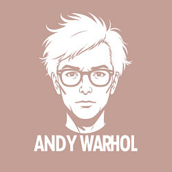 Свитшот хлопковый мужской Энди Уорхол в аниме стиле, цвет: пыльно-розовый — фото 2