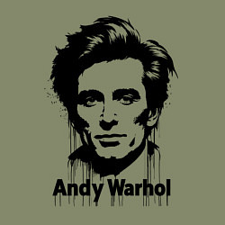 Свитшот хлопковый мужской Молодой Энди Уорхол, цвет: авокадо — фото 2