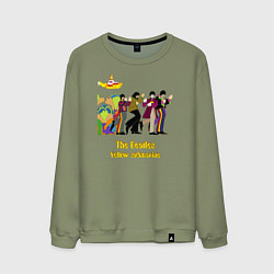 Мужской свитшот The Beatles flowers