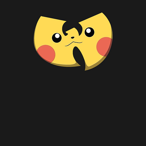 Мужской свитшот Wu-tang Pikachu / Черный – фото 3