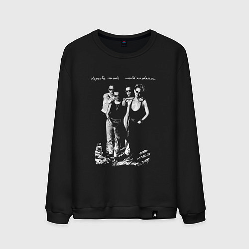 Мужской свитшот Depeche Mode - World Violation Official Merch / Черный – фото 1