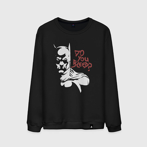 Мужской свитшот У тебя идёт кровь / Черный – фото 1