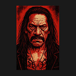 Свитшот хлопковый мужской Дэнни Трехо, цвет: черный — фото 2