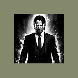 Свитшот хлопковый мужской Киану, цвет: авокадо — фото 2