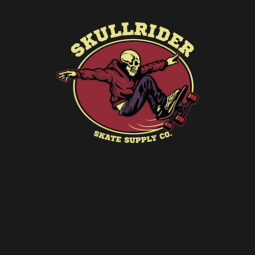 Мужской свитшот Skullrider / Черный – фото 3