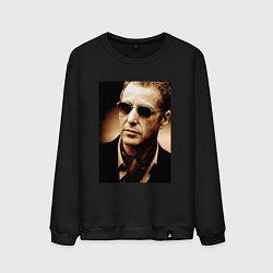 Свитшот хлопковый мужской Крёстный отец - Аль Пачино, цвет: черный