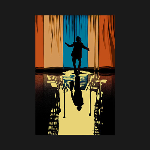 Мужской свитшот Танцующий Джокер / Черный – фото 3