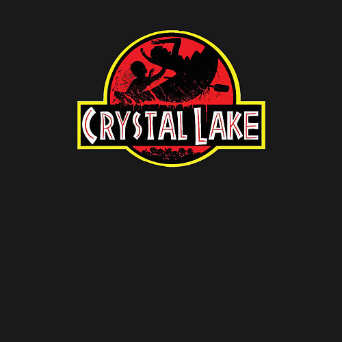 Мужской свитшот Crystal lake / Черный – фото 3