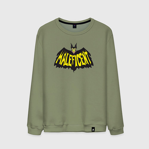 Мужской свитшот Maleficent Batman / Авокадо – фото 1
