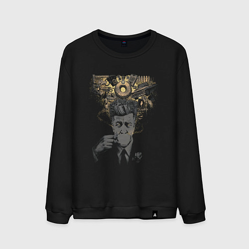 Мужской свитшот Кофе Линча / Черный – фото 1