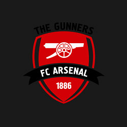 Свитшот хлопковый мужской FC Arsenal: The Gunners, цвет: черный — фото 2