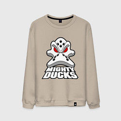 Свитшот хлопковый мужской HC Anaheim Ducks, цвет: миндальный