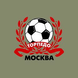 Свитшот хлопковый мужской ФК Торпедо, цвет: авокадо — фото 2
