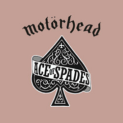 Свитшот хлопковый мужской Motorhead: Ace of spades, цвет: пыльно-розовый — фото 2